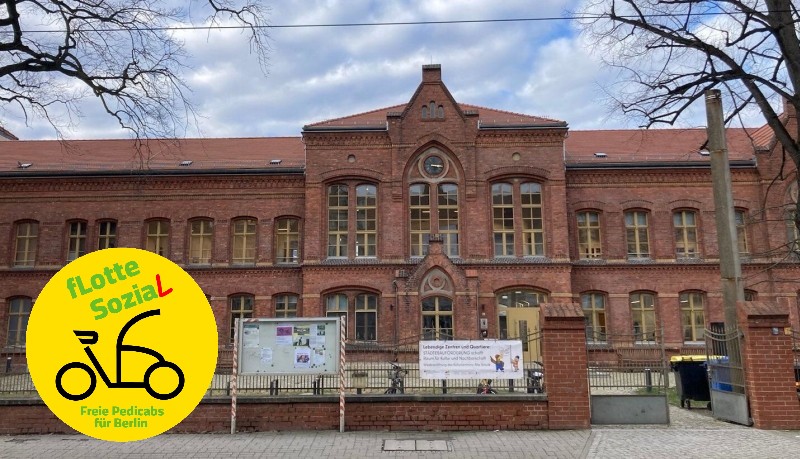 Spende für Rikscha in Adlershof